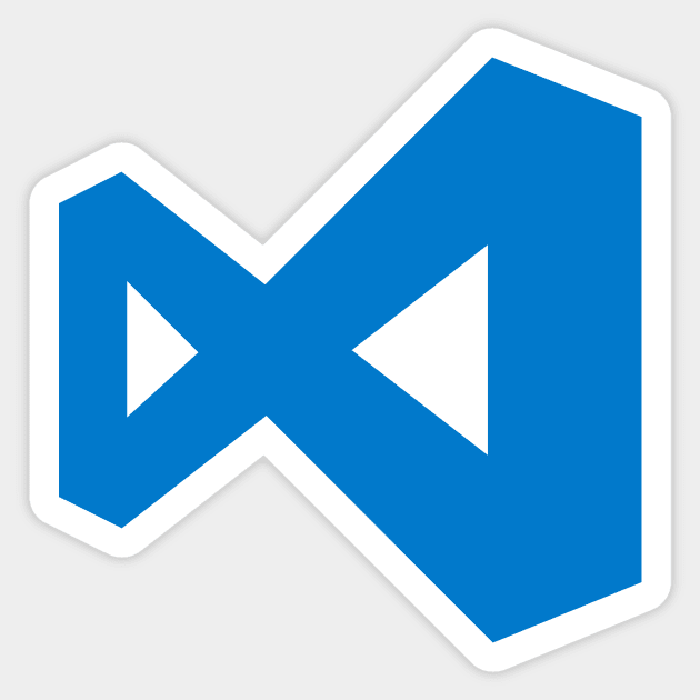 Visual Studio Code Sticker by dev-merch